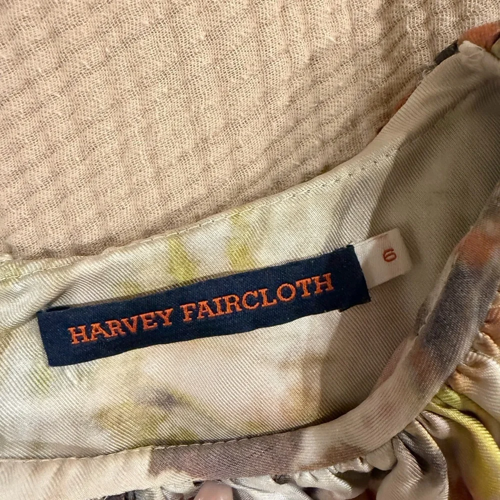 Harvey Faircloth Abstract Print Women’s Blouse - Picture 3 of 4